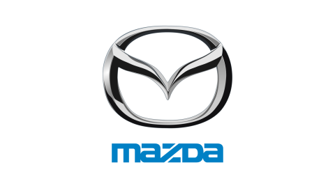 Markenlogo von Mazda Fahrzeugen gerunden bei Wirkaufenautos24