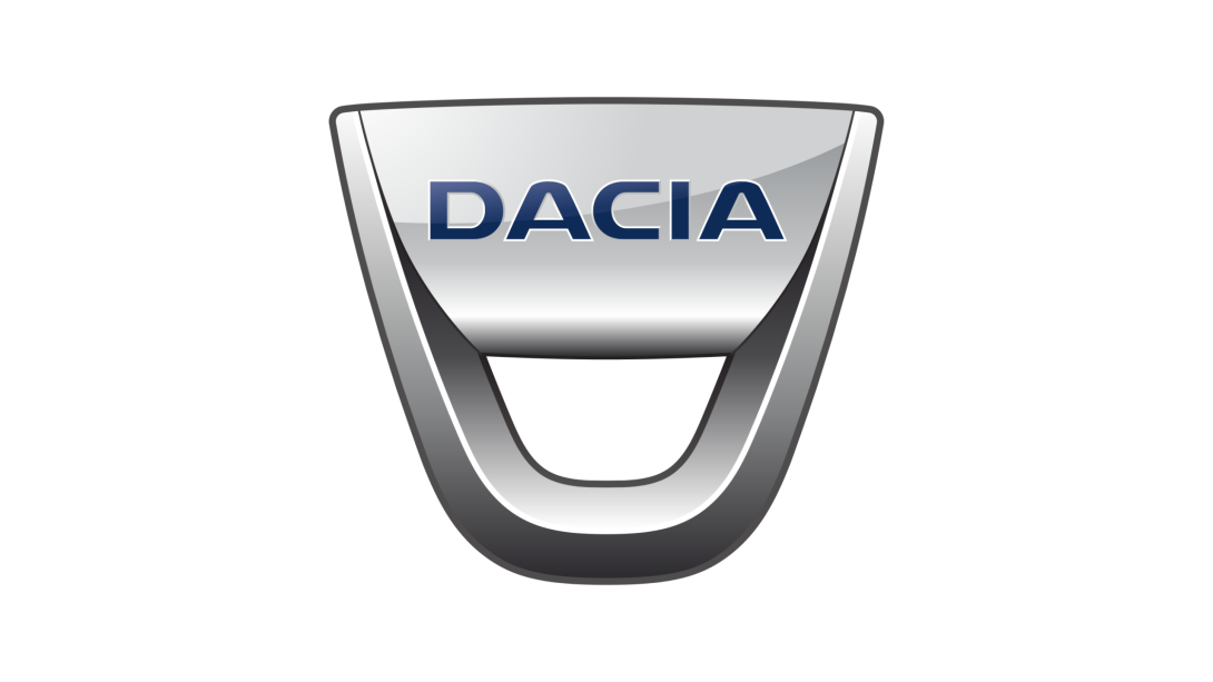 Markenlogo von Dacia Fahrzeugen gerunden bei Wirkaufenautos24