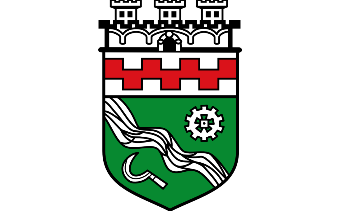 Auf dem Bild wird das Wappen der Stadt Hilden angezeigt